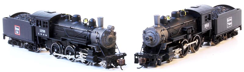 American Standard and Mogul steam locomotives in N scale from Model Rectifier Corp.