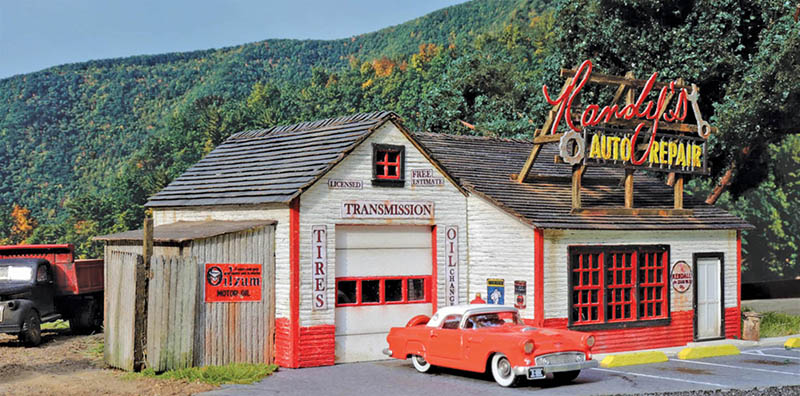 Mine Mount Models introduces its fourth kit: Randy’s Auto Repair