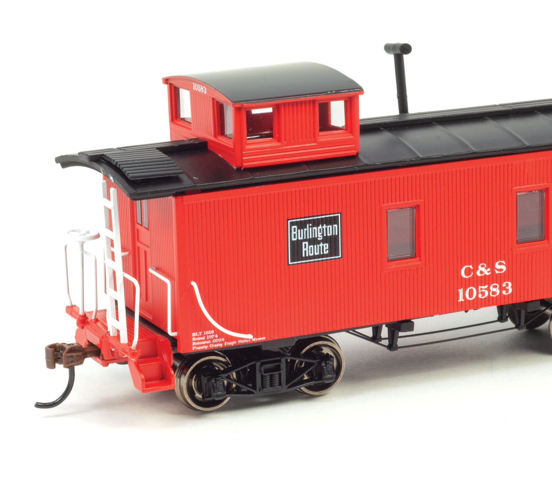 Colorado Model Railroad Museum’s Caboose in HO scale