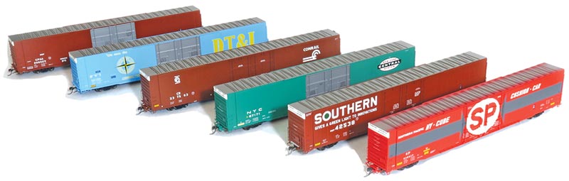 Biggest Ever: 89-Foot High-Cube Boxcar from Tangent Scale Models