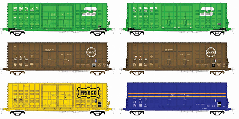 ACF hi-cube waffle boxcar coming in HO scale from Moloco Trains
