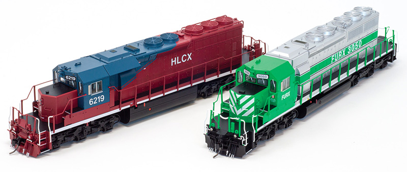 Bowser GMD SD40-2s in HO scale