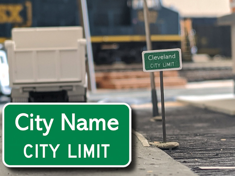 Custom City Limit Sign from Tennesse Valley Custom Models