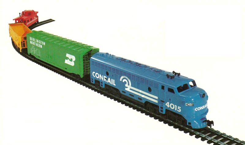 From TYCO’s early 1980s offerings comes its "Conrail Freight" tra...