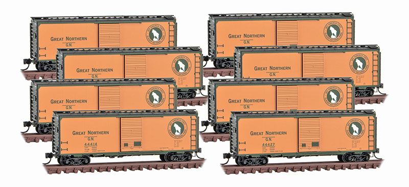 Great Northern boxcar set and more in N scale from Micro-Trains