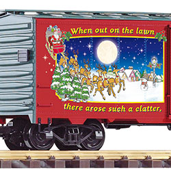 Holiday-themed G-scale releases from PIKO America