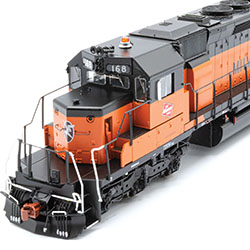 Late-Era Look for The Milwaukee Road ScaleTrains SD40-2 in HO scale