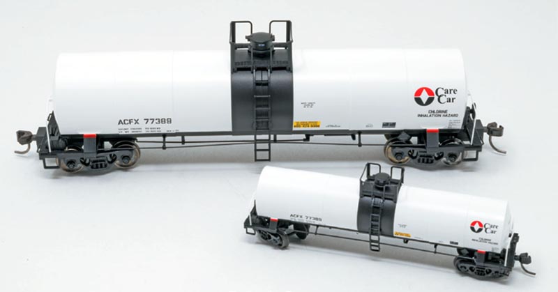 Atlas delivers new production for ACF 17,360-gallon tank car in HO and N