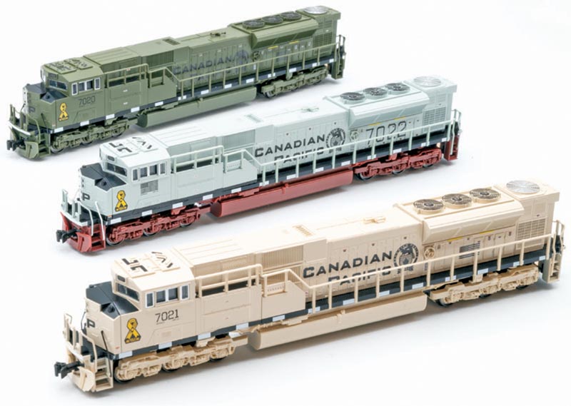 Canadian Pacific Military Dress SD70ACu from Kato