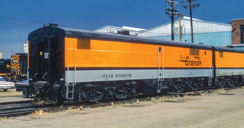 Rio Grande steam generator rebuilt from Alco PB coming to HO scale from Rapido Trains